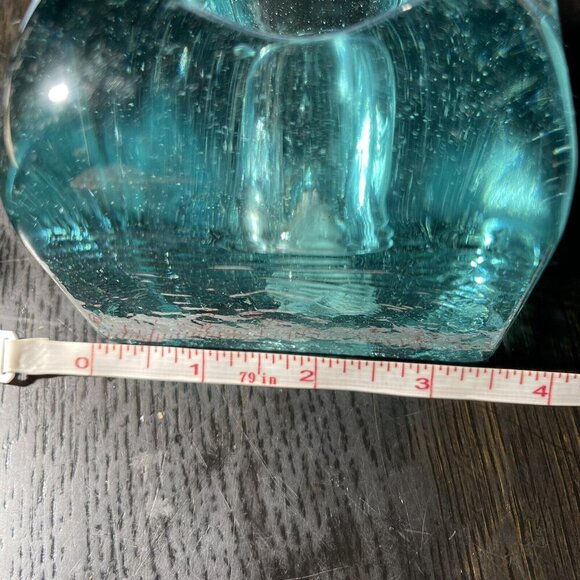 Tea Light Clear Blue Recycled Glass Votive Decor Home Heavyweight Paper - Picture 8 of 10